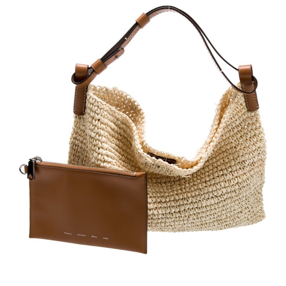 Proenza Schouler  Woven Raffia Shoulder Bag NWOT retails at $900 - Picture 2 of 10
